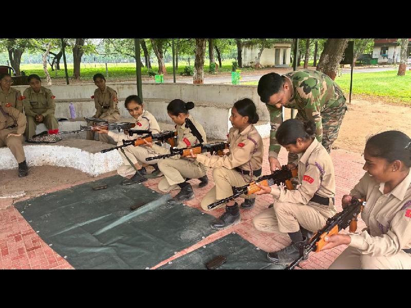 Our NCC Cadets At Army Attachment Camp, Gandhinagar